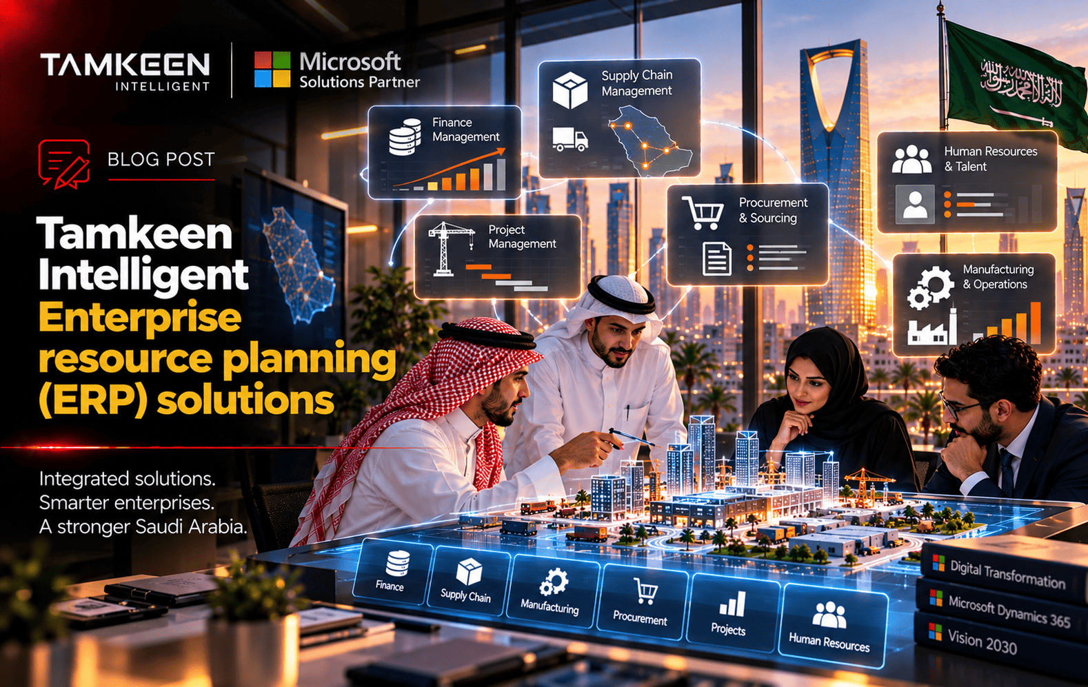 Tamkeen Intelligent Enterprise resource planning (ERP) solutions