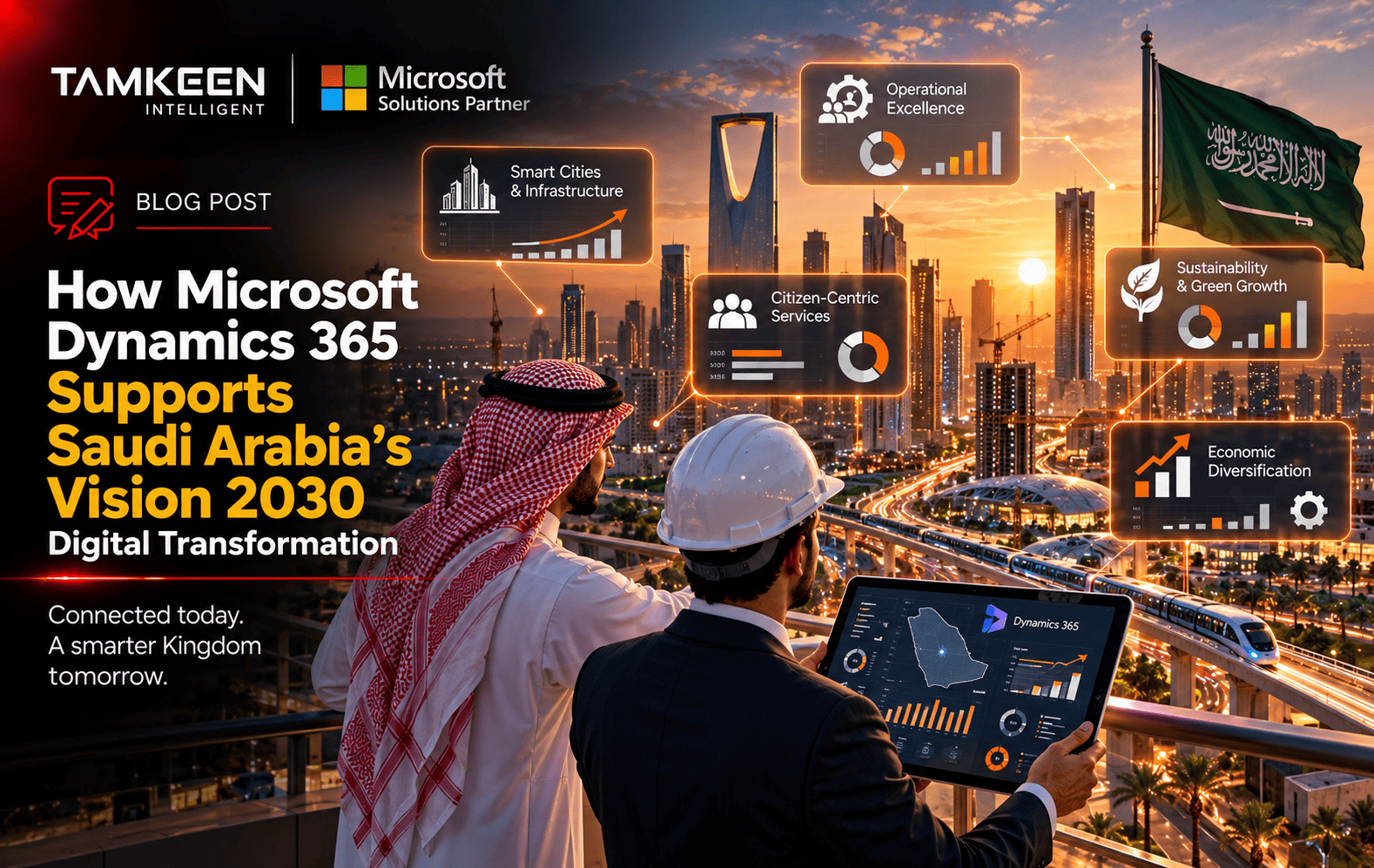 How Microsoft Dynamics 365 Supports Saudi Arabia’s Vision 2030 Digital Transformation