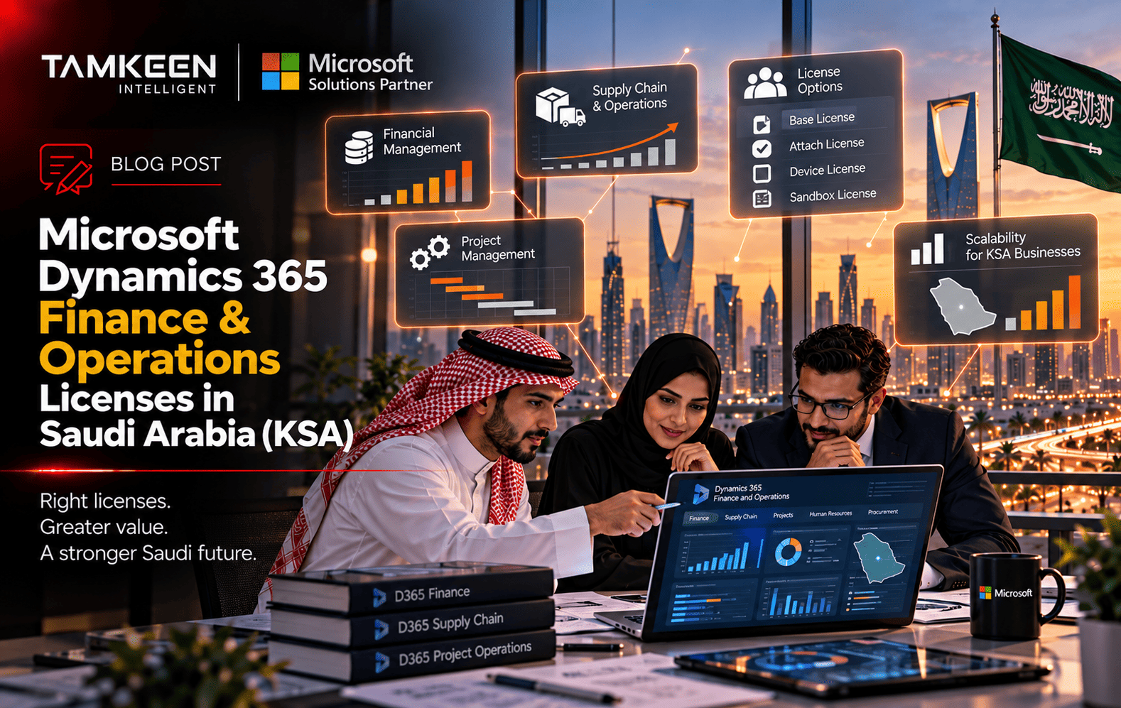 Microsoft Dynamics 365 Finance & Operations Licenses in Saudi Arabia (KSA)